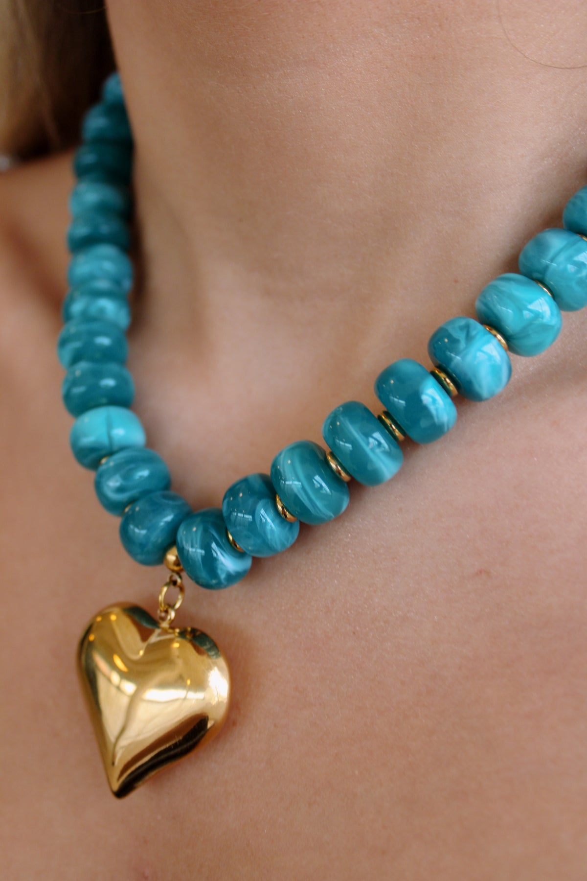 Puffy Heart Necklace