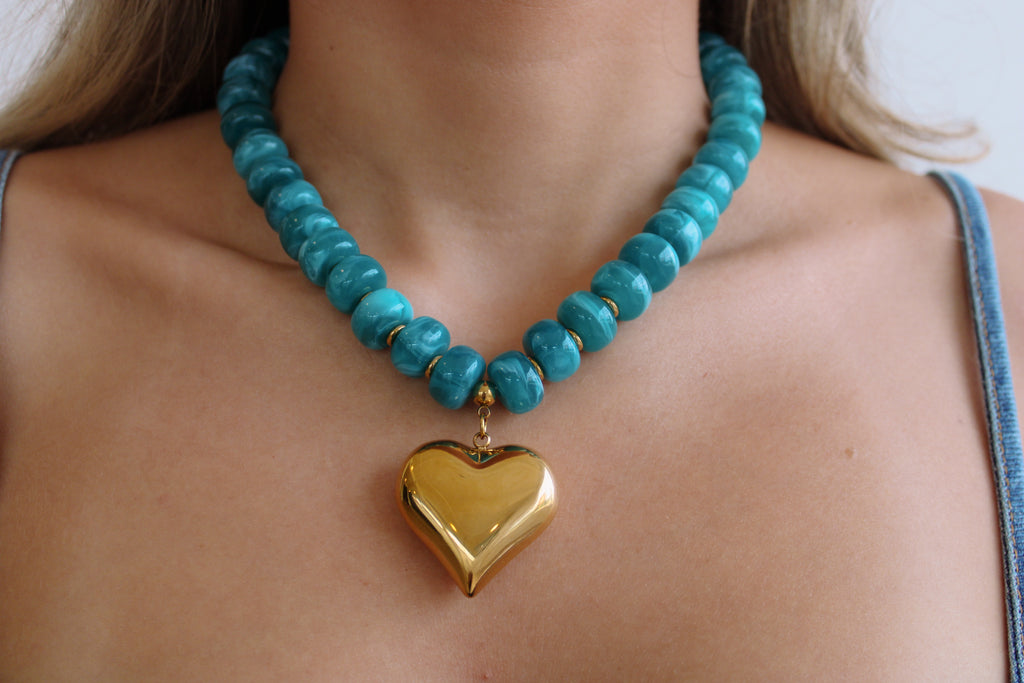 Puffy Heart Necklace