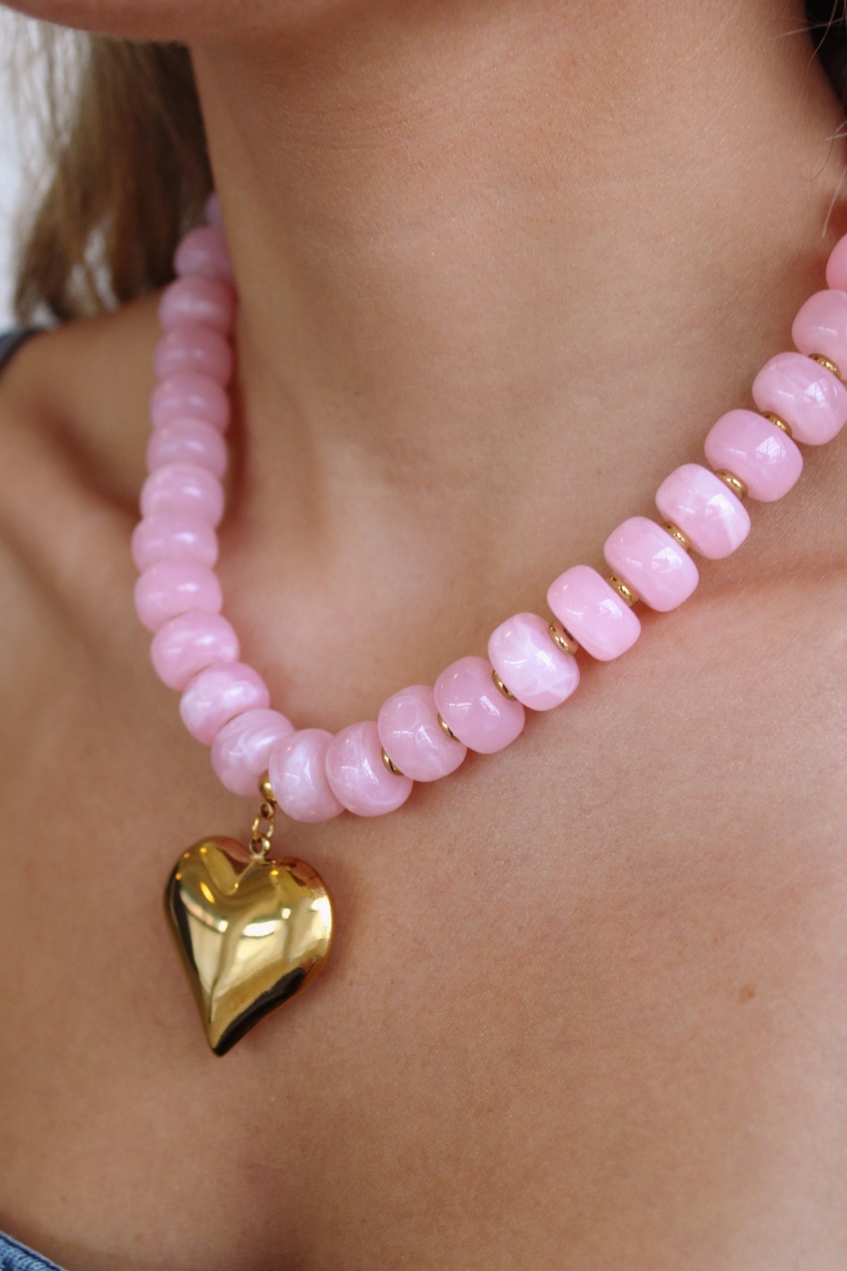 Puffy Heart Necklace