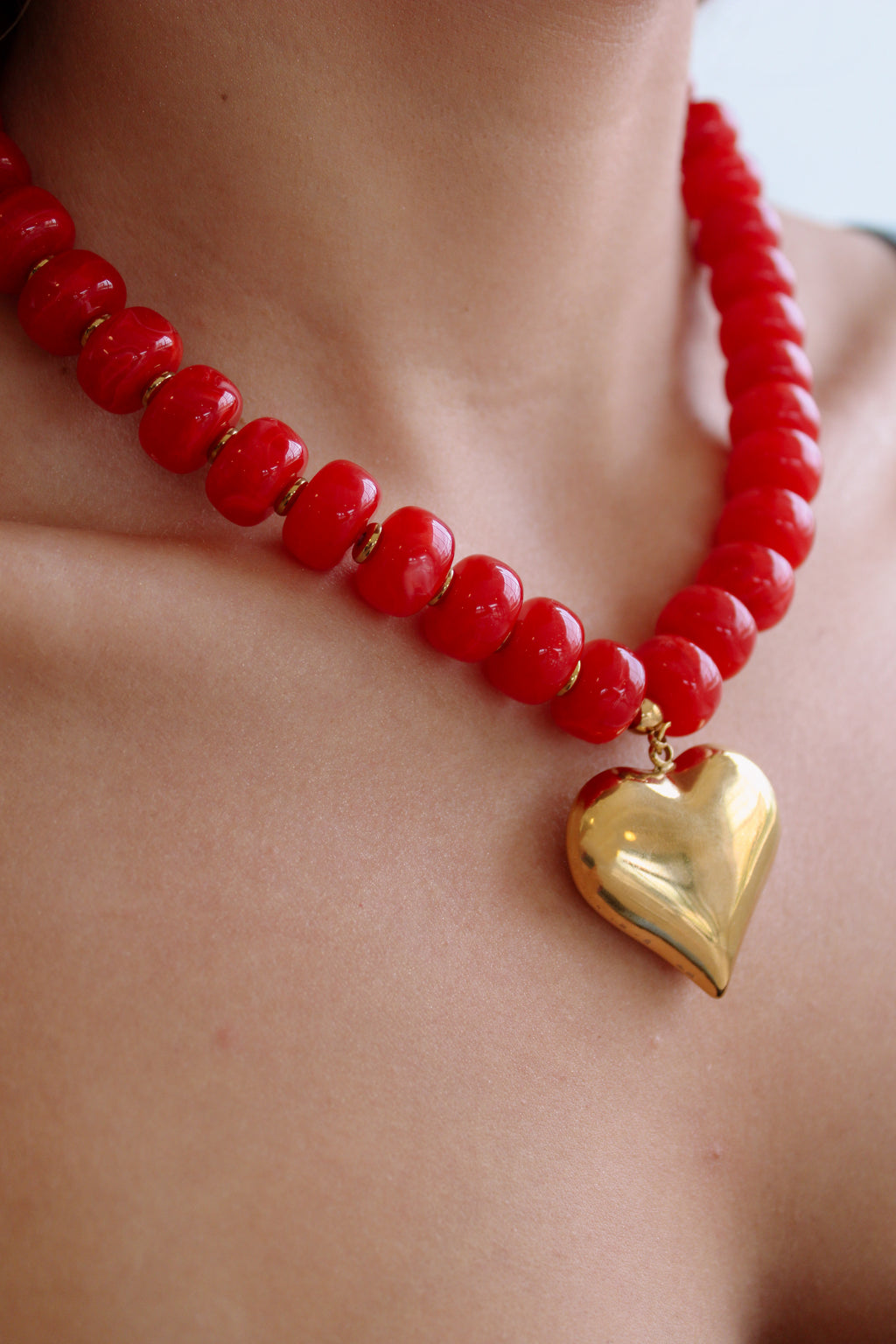 Puffy Heart Necklace