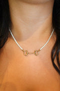 Pearl Horsebit Necklace