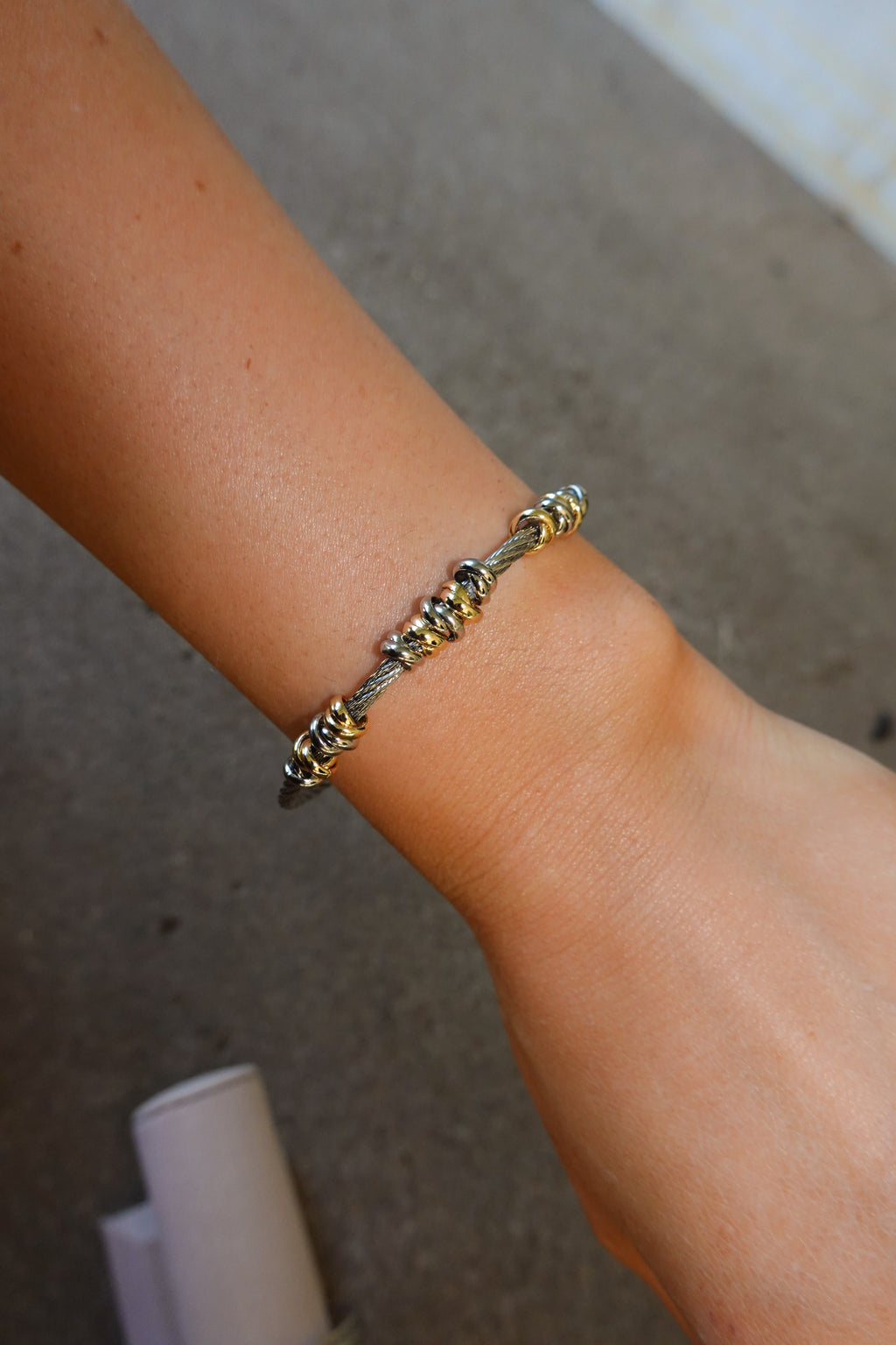 Spiral Mixed Bangle