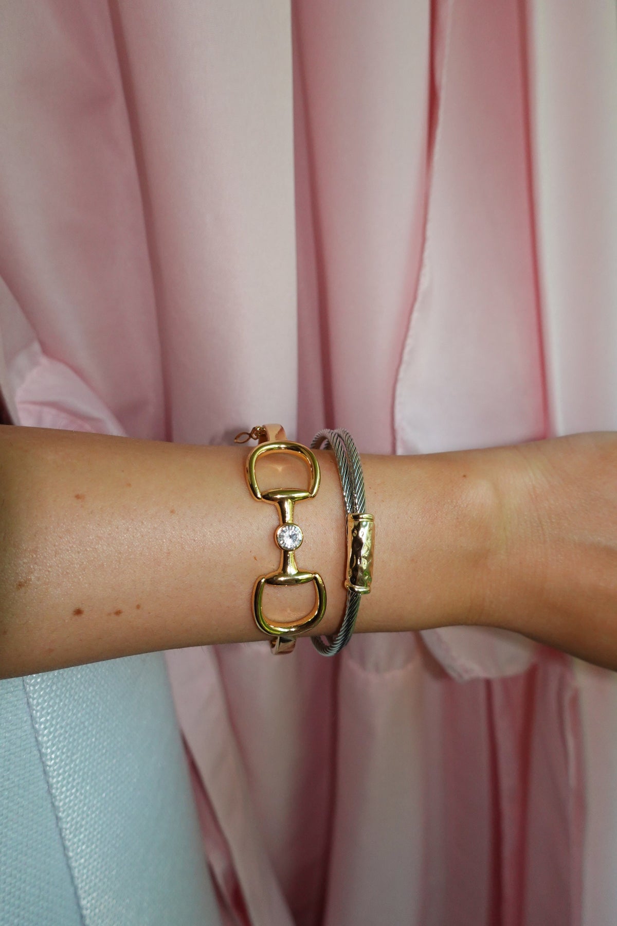 Horsebit Stud Bangle