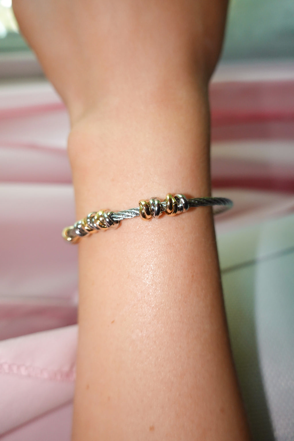 Spiral Mixed Bangle