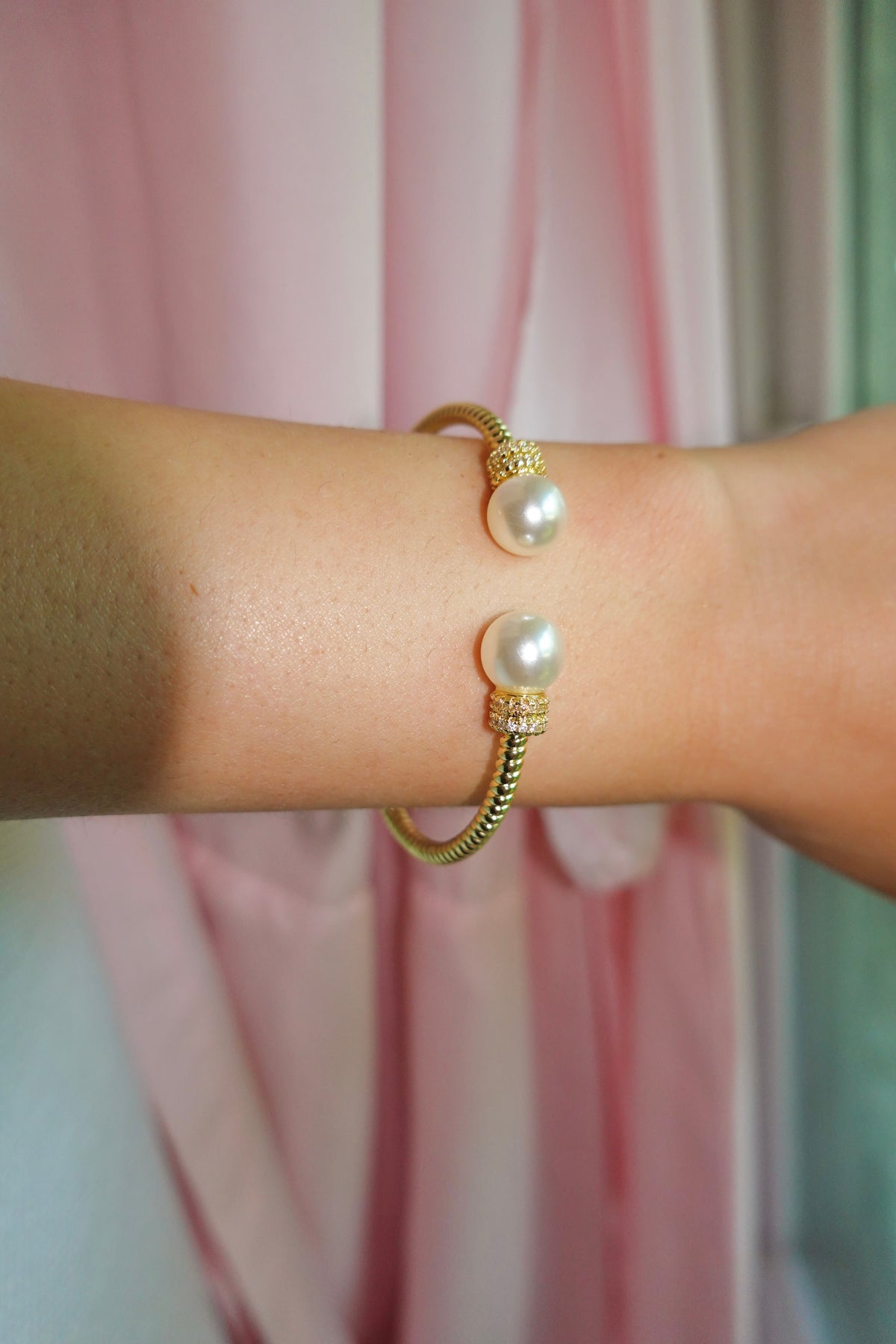Pearl Serenity Bangle