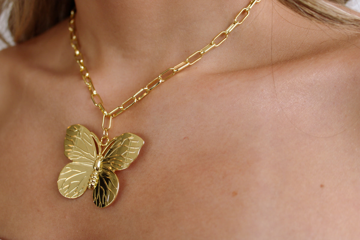 Wings of Grace Butterfly Necklace