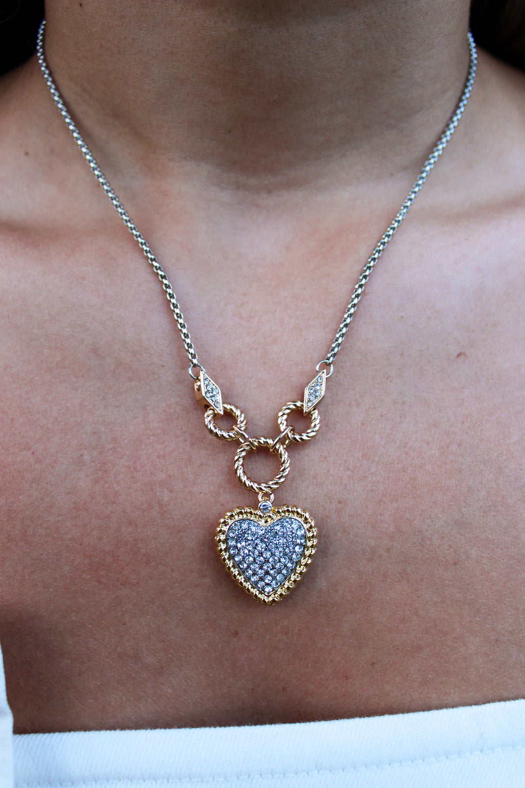 Bling Heart Necklace