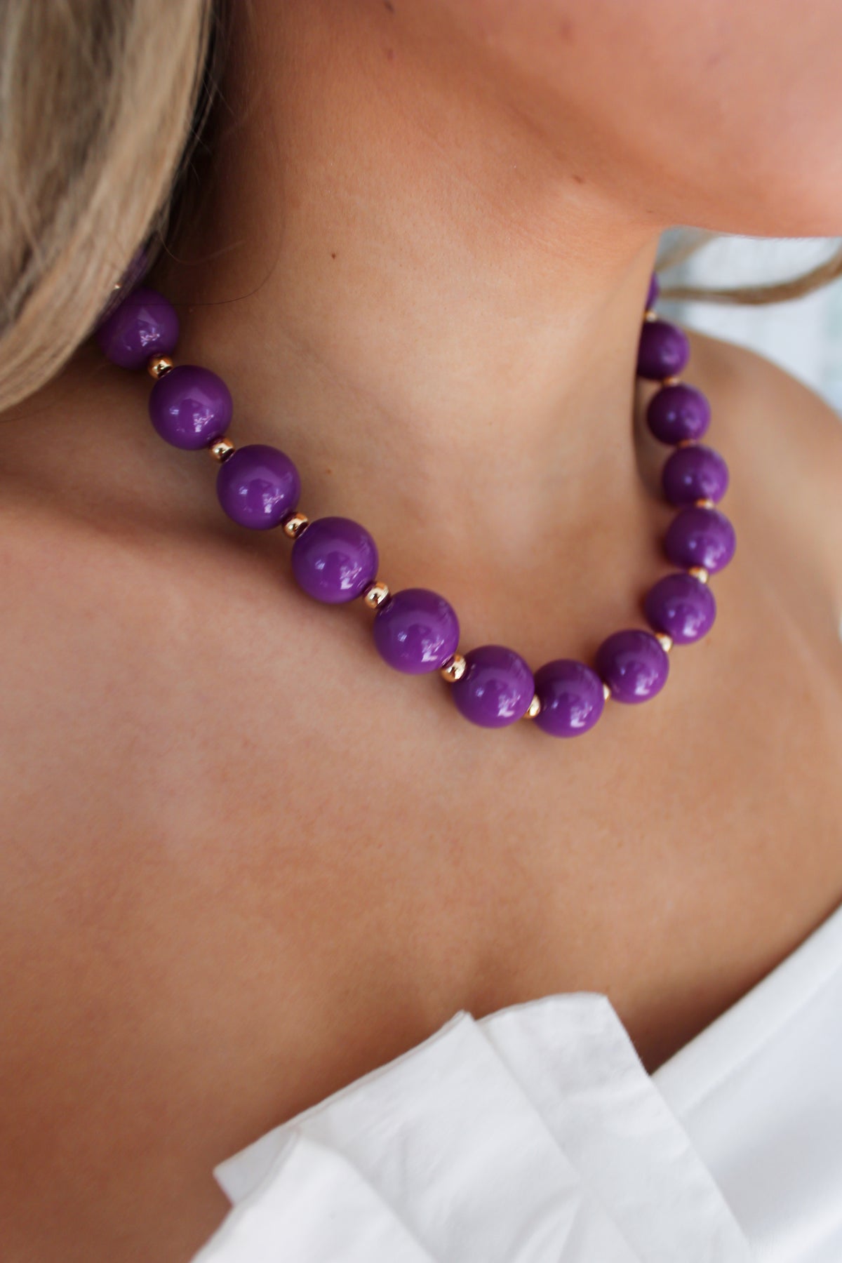 Colored Beaded Necklace