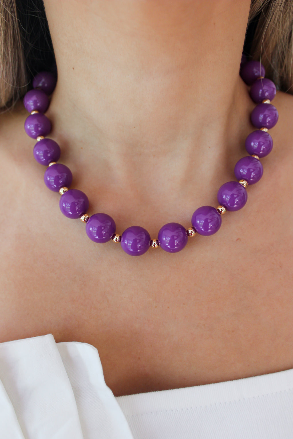 Colored Beaded Necklace