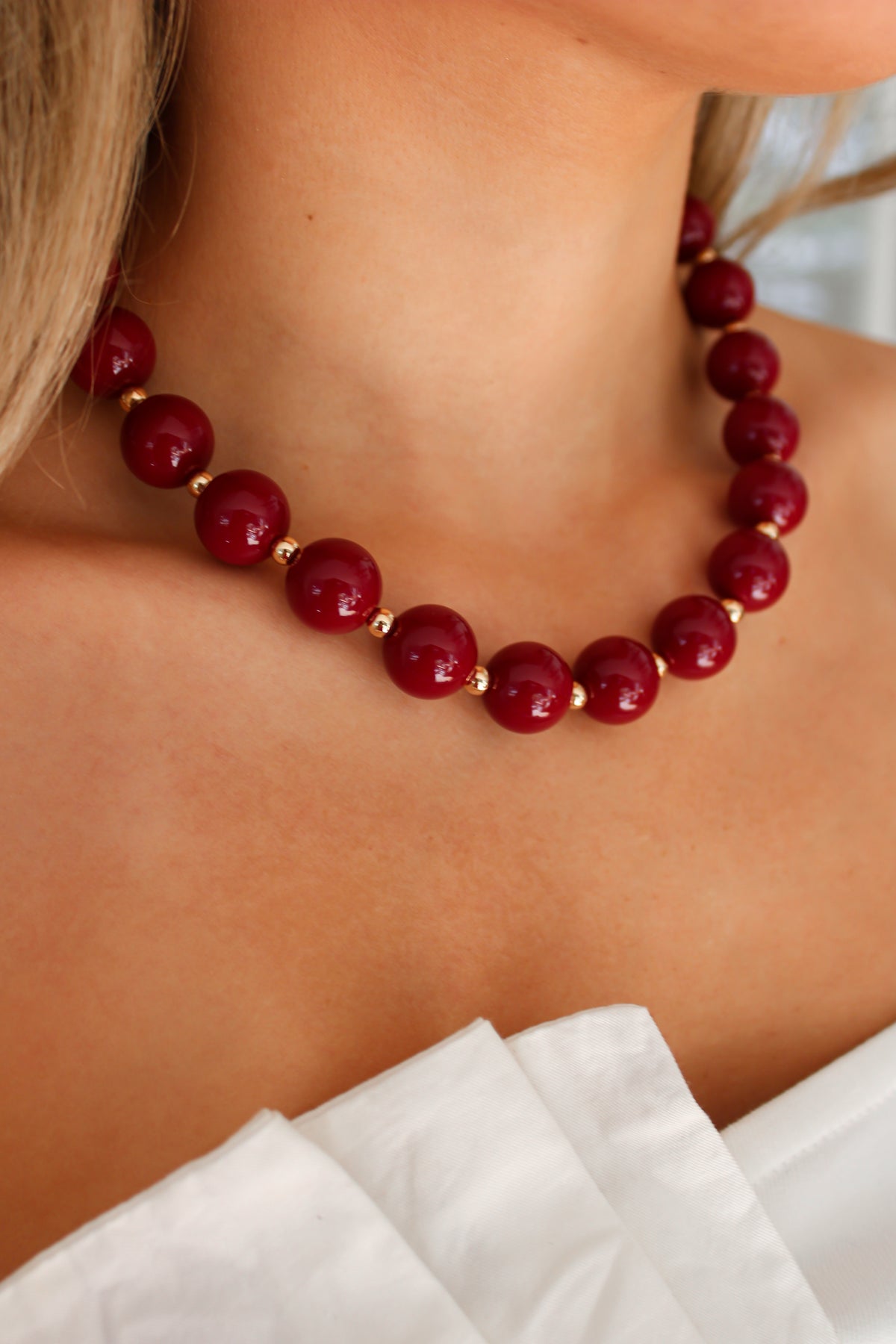 Colored Beaded Necklace