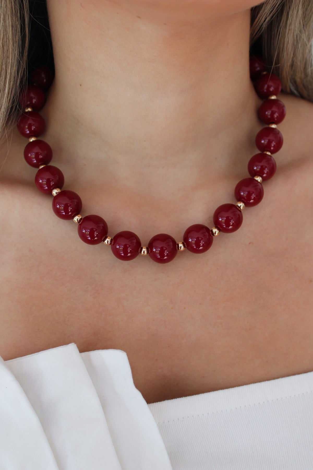 Colored Beaded Necklace